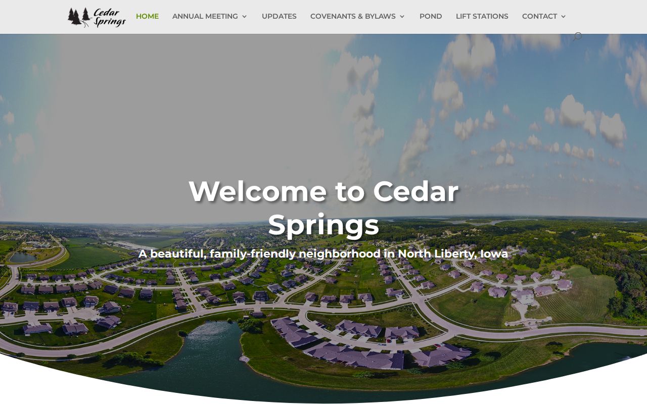 Cedar Springs Association public contact and covenant information in North Liberty