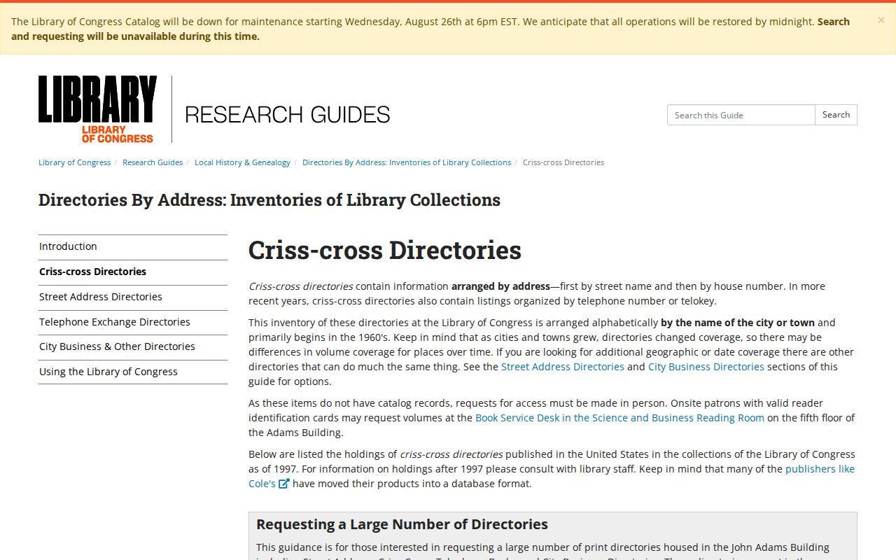 North Liberty previous residents criss-cross directory guide